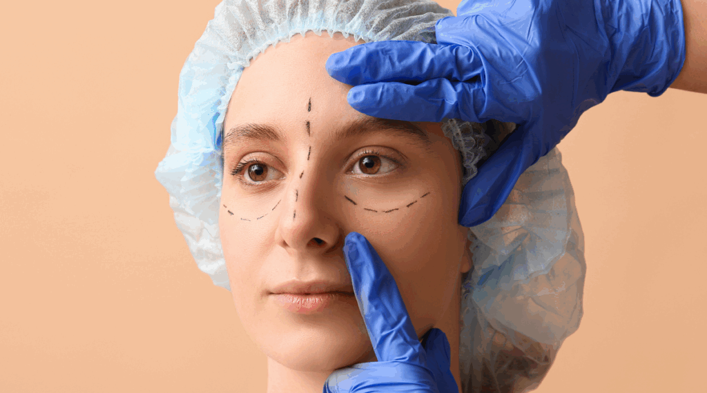 procedimento de estética facial com oftalmologista em Itu